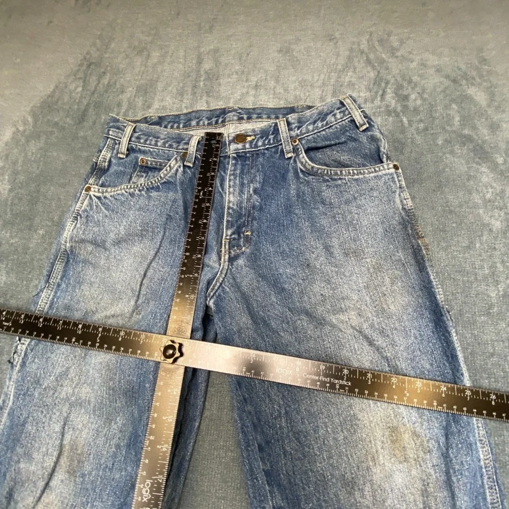 Dickies Carpenter Jeans Mens 31x31 Blue Denim Straight Workwear Utility Pockets